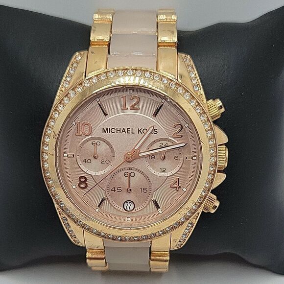 Michael Kors Blair MK5943 Women's Stainless Steel Analog Dial Quartz Watch AM306 - Picture 1 of 11